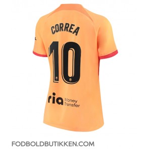 Atletico Madrid Angel Correa #10 Tredjetrøje Dame 2022-23 Kortærmet